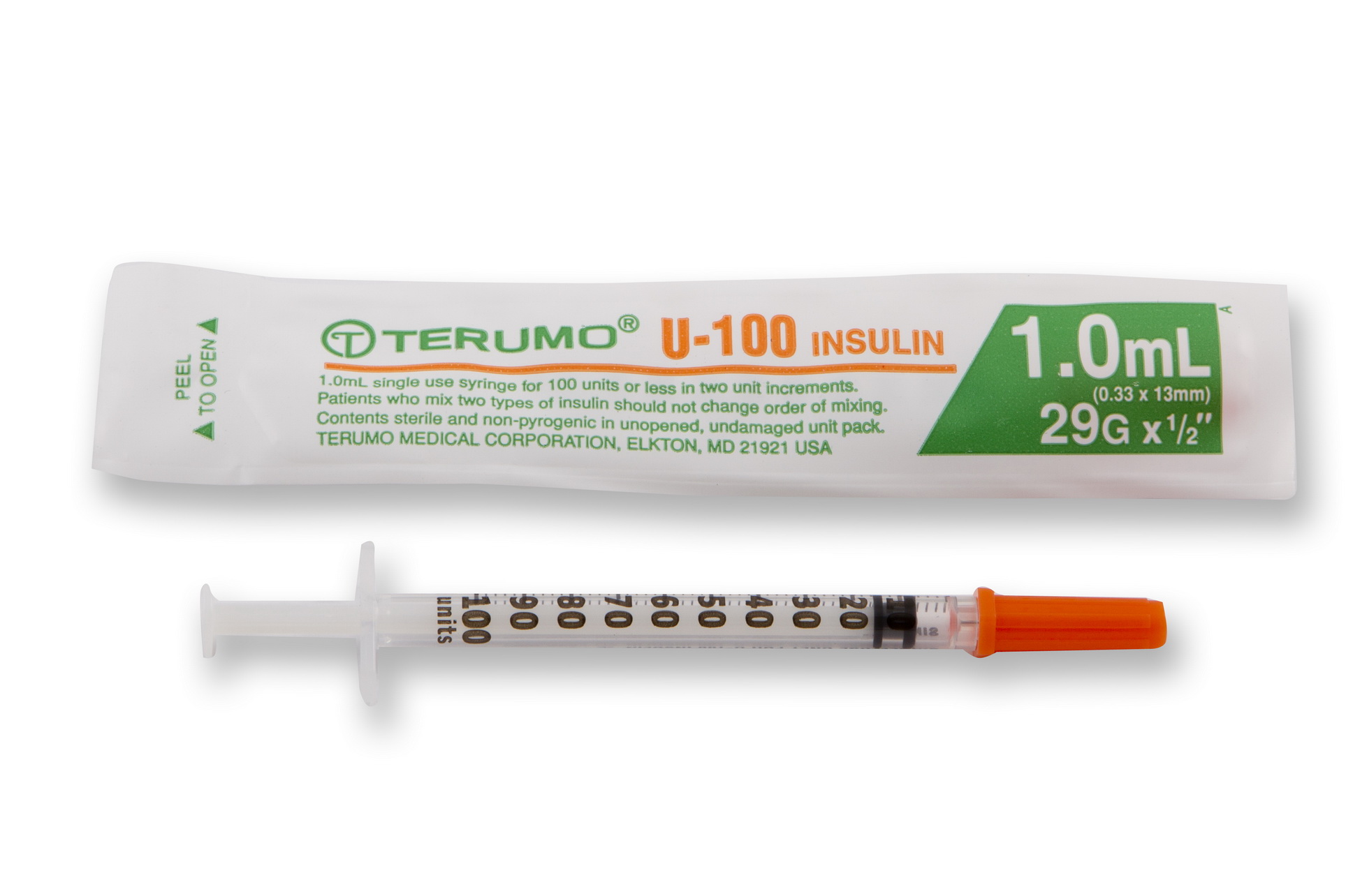 Terumo 27G 1.0ml Insulin Syringe - ASP Healthcare