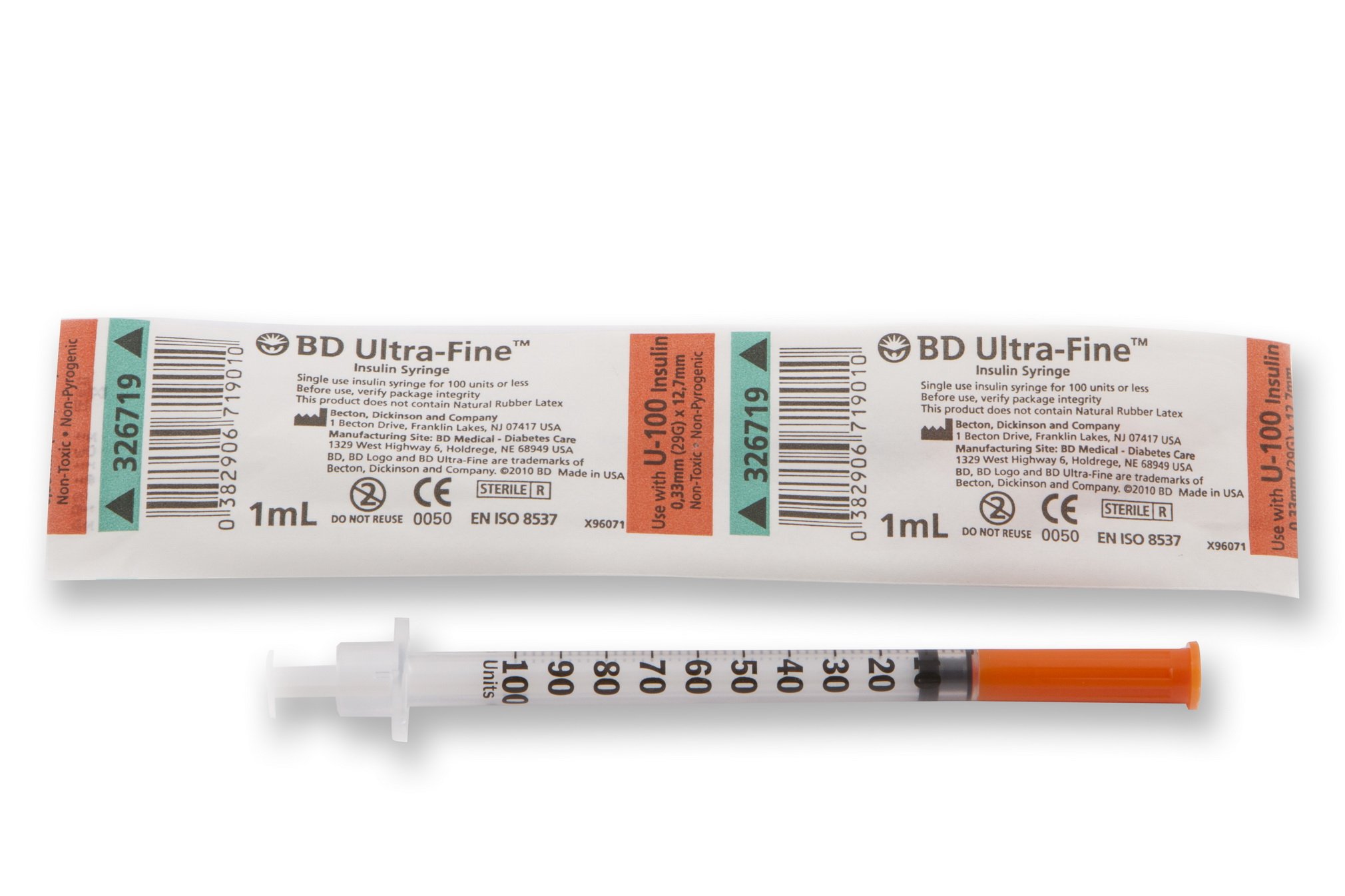 BD 29G 1ml Insulin Syringe